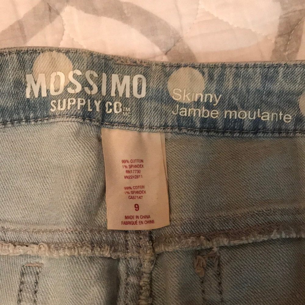 Polka Dot Distressed Skinny Jean - Picture 4 of 4